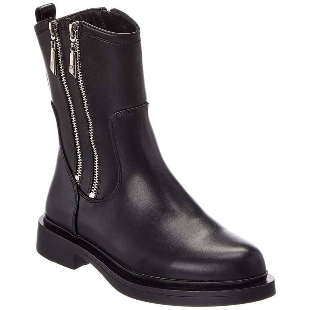 Byblos Leather Boot, Black